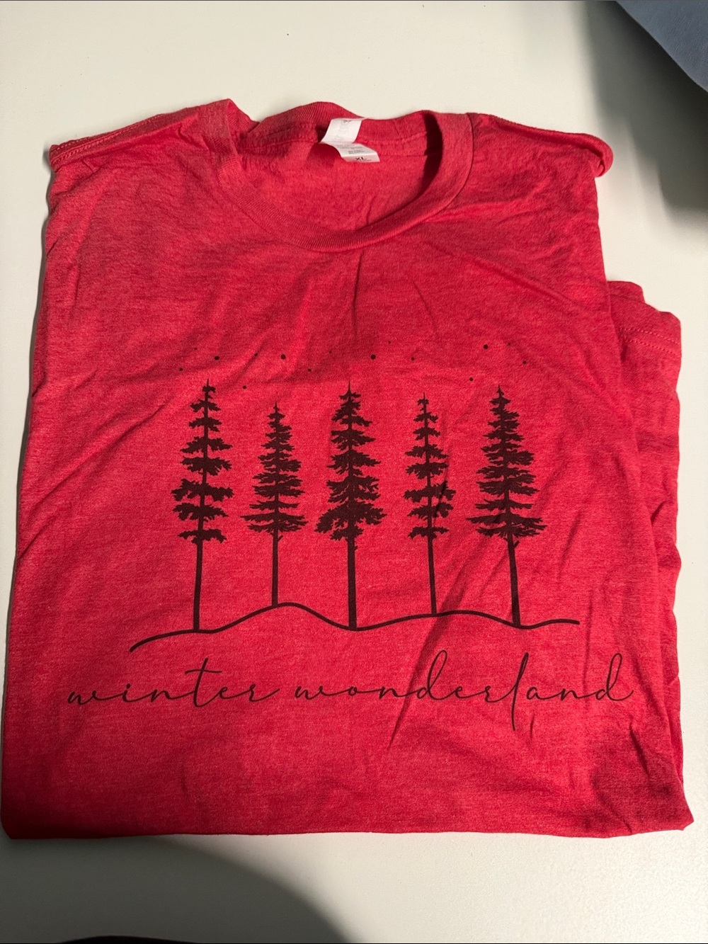 Winter Wonderland Red Graphic Tee
